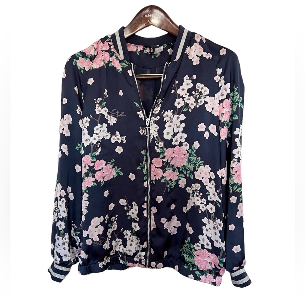 Divided Floral light jacket US size 10